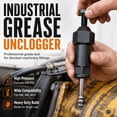 thumbnail image 3 of Heavy Duty Grease Fitting Cleaner Tool, Hardened Lubricant Unclogger with Multiple Adapters, Ideal for Machinery, Tractors and Shop Equipment, 3 of 5