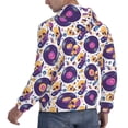 thumbnail image 6 of Rateoe record rock Skull star Pattern Mens Hoodie, Pullover Hooded Sweatshirt, Kangaroo Pocket Hoodie Ideal for Daily Wear, Travel and Home-3X-Large, 6 of 7