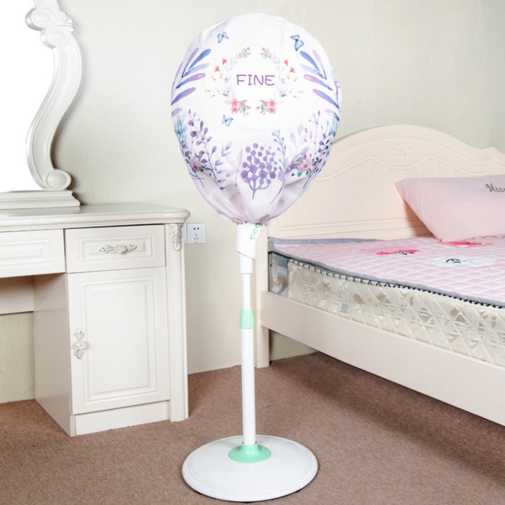 Fdit Electric Fan Cover,Foldable Print Electric Fan Full Dust Cover Fan