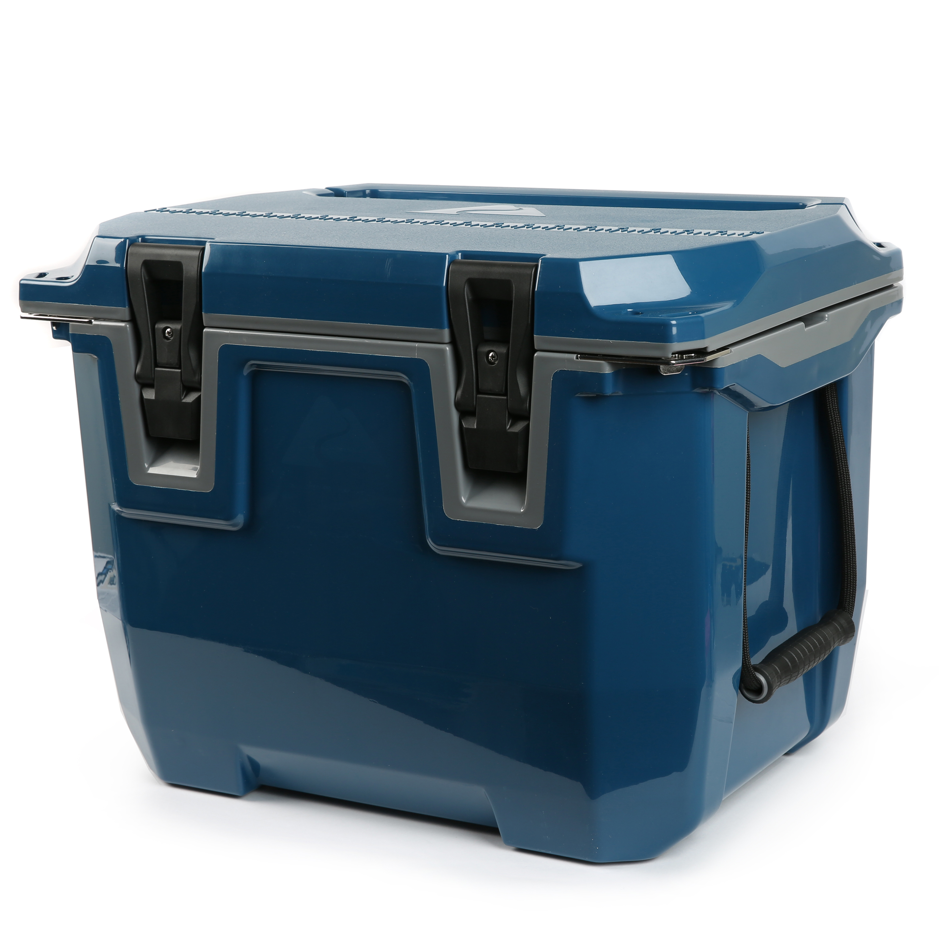 Ozark Trail 35 Quart Hard Sided Cooler with Microban Protection, Stainless Steel Locking Plate, Blue - image 2 of 14