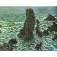 thumbnail image 2 of Monet, Claude 14x12 White Modern Wood Framed Museum Art Print Titled - Pyramides at Port-Coton 1886, 2 of 4