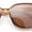 Beige - Brown, variant on Womens Hipster Inset lens Thin Horn Rim Hipster Plastic Rectangle Sunglasses Green - Brown