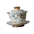 thumbnail image 1 of Taza de té de Kung Fu chino, taza de té de porcelana blanca para el hogar y la oficina, compacta y elegante. 190 ml, 1 of 9