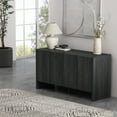 thumbnail image 2 of Linda Buffet Moderne de 60 Pouces en Gris Anthracite (4 Tablettes), 2 of 9