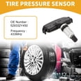 thumbnail image 2 of Sensor de presión de neumáticos No.529332Y450 para Kia Rio 2011-2017 Sensor TPMS 1 Pc 433MHz, 2 of 7