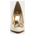 thumbnail image 3 of Sam Edelman Hazel Radiant Porcelain Stiletto Heel Pointed Toe Slip On Pumps (Porcelain, 6), 3 of 6