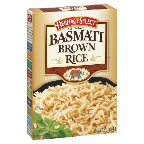 Specialty Foods Heritage Select Basmati Brown Rice, 6.5 oz