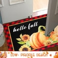 thumbnail image 5 of Waipfaru Hello Fall Pumpkin Doormat Outdoor,Patterned Pumpkins Sunflowers Entrance Doormat ,Non-Slip Durable Washable Floor Mat for Indoor Outdoor 18X30 inch, 5 of 8