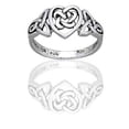 thumbnail image 3 of Sterling Silver Celtic Trinity Knot Heart Ring, 3 of 4