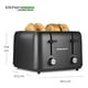 thumbnail image 2 of Tostador Hamilton Beach Kitchen Collection para 4 Rebanadas con Ranuras Anchas Y 7 Niveles de Tostado Negro 1400W, 2 of 7