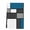 Blue, variant on Modern Geometric Red Black Kitchen Towels Set of 2, Abstract Minimalist Color Blocks Absorbent Dish Towels for Kitchen, Microfiber Hand Towel, Quick Drying Tea Towel for Cleaning Dishcloths