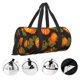 thumbnail image 3 of Balery Orange Pumpkin Bolsa de Gimnasio para Mujeres y Hombres, Bolsa de Viaje Impermeable, Bolsa de Fin de Semana con Compartimento para Zapatos y Bolsillo Húmedo, 3 of 6