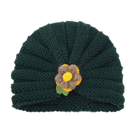 

EHTMSAK Children Bow Ski Hat Infant Baby Toddler Beanie Winter Knitted Cap for Girl Boy Green 6M-3Y One size