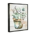 thumbnail image 3 of Stupell Live Simply Potted Eucalyptus Plant Botanical & Floral Painting Black Floater Framed Art Print Wall Art, 3 of 6