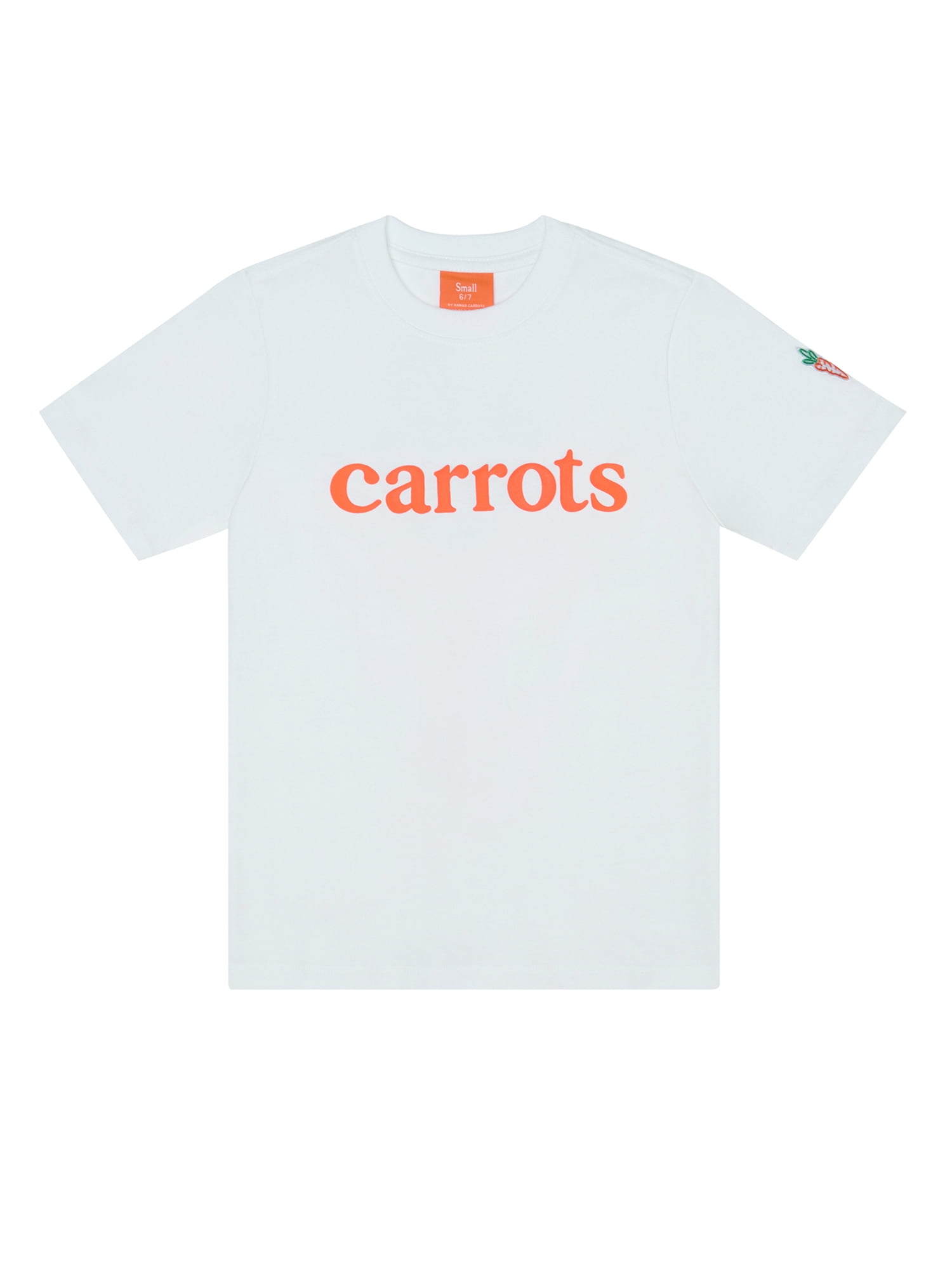 Carrots by Anwar Carrots, Kids Graphic Tee Shirt, Lower Case Carrot, Sizes XS-2XL