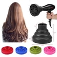 thumbnail image 5 of Difusor para secador de pelo con diseño plegable para viajes, capucha de silicona universal para cabello rizado – Negro, 5 of 5