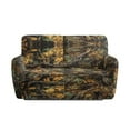 thumbnail image 3 of Xoenoiee Hunting Camo Leaves Print Recliner Sofa Slipcover with Pockets 6-Piece Stretch Recliner Covers Spandex Fabric 2-Seater Reclining Couch Cover with Elastic Bottom, 3 of 6
