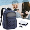 thumbnail image 2 of Mochila YB-OSANA para PS5 Estuche de Viaje con Puerto USB Bolsillos Múltiples Azul, 2 of 2
