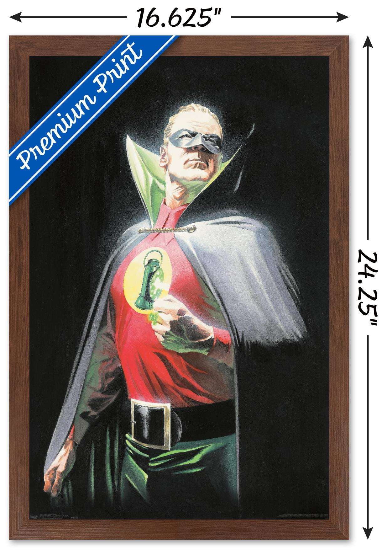 DC Comics - The Green Lantern - Portrait Wall Poster, 14.725" x 22.375", Framed