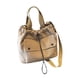 thumbnail image 1 of Bolso de hombro para mujer con asas y correa de hombro desmontable. Caqui, 1 of 9