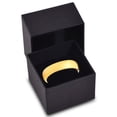 thumbnail image 4 of Charming Jewelers Tungsten Wedding Band Ring 5mm for Men Women Comfort Fit 18K Yellow Gold Plated Plated Domed Polished Lifetime Guarantee, 4 of 5