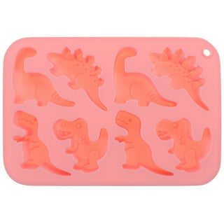 New DINO-MITE SILICONE CAKE MOLDS DINOSAURS BAKING PAN TREATS & COOKIES.  France.