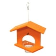 thumbnail image 4 of Amish-Made Oriole Bird Feeder, Eco-Friendly Poly Lumber Hanging Decorative Oriole Jelly Feeder Orange, 4 of 4