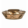 thumbnail image 5 of Meyda Tiffany 31602 Whispering Pines 3 Light 22" Wide Semi-Flush Ceiling Fixture -, 5 of 7
