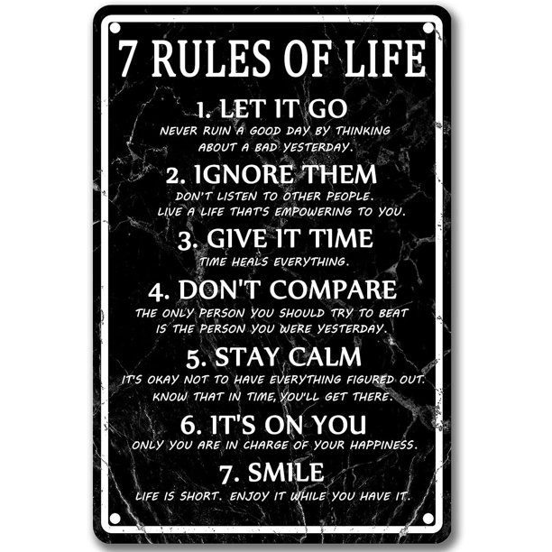 Office Metal Tin Sign Motivational Wall Art Decor Motivational Poster