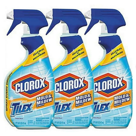 Tilex 01100.3PK Mold & Mildew Remover 16 fl oz (Pack of 3), 48, Clear