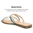 thumbnail image 3 of Journee Collection Womens Brinna Tru Comfort Foam Low Stacked Heel Slide Sandals, 3 of 6