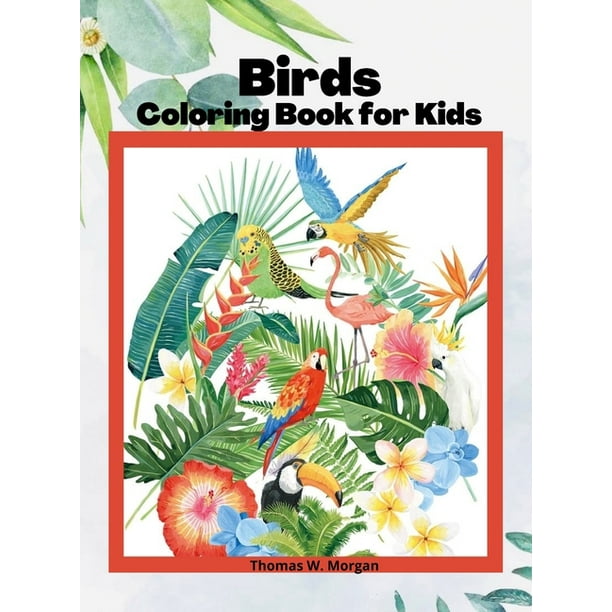 sammentrækning Vulkan teenagere Birds Coloring Book for Kids : Children Coloring and Activity Book for  Girls & Boys Ages 3-