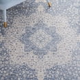 thumbnail image 6 of Safavieh Winston Tiarnan Medallion Polyester Area Rug, Blue/Creme, 7'10" x 10', 6 of 11