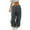 Grey, variant on EDFBUYKRS Female Women Pants Casual Womens Fall Pantsuits Dressy Casual Women's Plus Size Tethered Straight Cargo Pants Straight Wide Leg Loose Casual Trousers Xxl