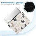 thumbnail image 2 of FORMRS 13-13.3 inch Laptop Sleeve Case Soft Carrying Quilted Computer Bag Cover, Black Cute Cats, 2 of 7