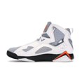 thumbnail image 2 of Jordan Men's True Flight White Orange Grey Shoes, from StockX, 2 of 5