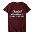thumbnail image 4 of Pompotops T-Shirt Décontracté à Manches Courtes pour Femmes avec Imprimé Lettre, 4 of 6