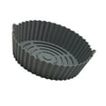 thumbnail image 2 of OFFIGAM Non-Stick Grey Silicone Air Fryer Basket Liner for Easy Cleaning and Reusable Mat, 2 of 10