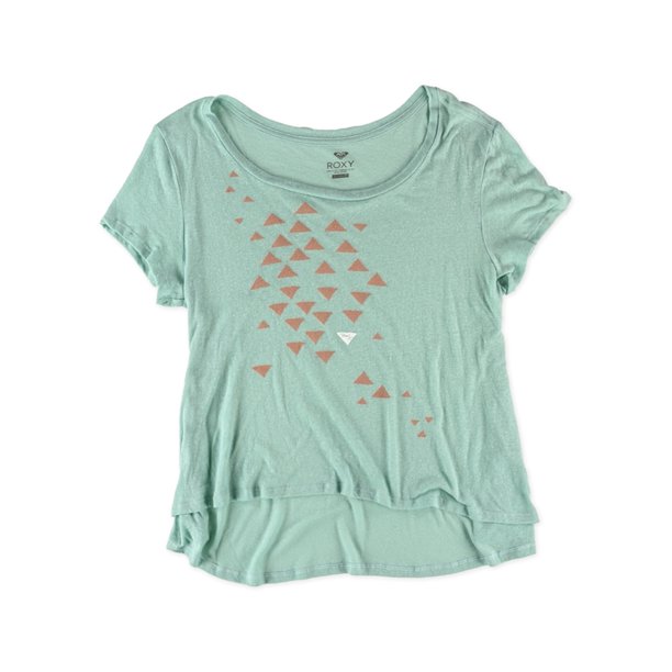 Roxy Fade Away SS Swing Graphic Camiseta para Mujer, Verde, X-Large Roxy Camiseta gráfica