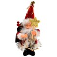 thumbnail image 2 of Adornos Navideños Xihbxyly de Pie de Franela Muñeco de Papá Noel Decoración de Muñeca Regalo de Navidad colgante, 2 of 3