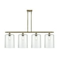 thumbnail image 2 of Innovations Lighting  Cobbleskill - 4 Light 48" Island Light Deco Swirl/Antique Brass, 2 of 5