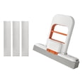 thumbnail image 3 of Mini trapeador autoapretable, súper absorbente, 5.9 x 5 x 1.2 pulgadas, esponja para trapear encimeras de cocina Blanco Naranja, 3 of 8