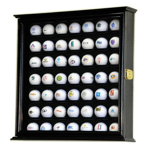 49 Golf Ball Display Case Cabinet