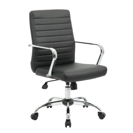 UPC: 0751118043693 | Boss Office Retro Task Chair with Chrome Fixed Arms