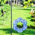 thumbnail image 4 of Taicans Glass Bird Feeder - Outdoor Hanging Bird Feeder for Garden,8.8in Clear View Bird Bath with Anti-Spill Design,Easy Clean & Weatherproof,Perfect for Courtyard/Parks, 4 of 6