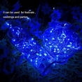 thumbnail image 2 of Jinsinto Blue Fairy Lights(Batteries Included) 6.6ft 20 LEDs Wire Battery Powered Fairy Rope Light for DIY Wedding Party Mason Jars Christmas Decorations (Blue Fairy Lights), 2 of 4