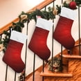 thumbnail image 3 of Ryvnso Christmas Stockings Gradient Red 17.7" Large Stocking Decoration 2 Pack, 3 of 7