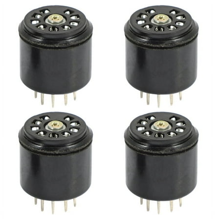 4x 9Pin Bakelite Vacuum Tube Socket Saver base For 12AX7 12AU7 ECC82 ECC83 amps, 4 Pcs