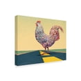 thumbnail image 2 of Trademark Fine Art 'Crossing Chicken' Canvas Art by James W. Johnson, 2 of 3