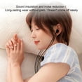 thumbnail image 4 of Type-C In-Ear Wired Headphones, Wired Earbuds with Mic Type-C Earphones In-Ear Headsets,HiFi Stereo Sound Noise Isolation Hands-Free Calling Comfort Fit Headphones for Android Type-C Phones,Black, 4 of 9